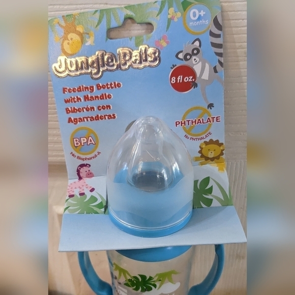 New boys 6 piece Safari baby shower gift set zebra lion frog raccoon, T1MIS - Picture 2 of 7